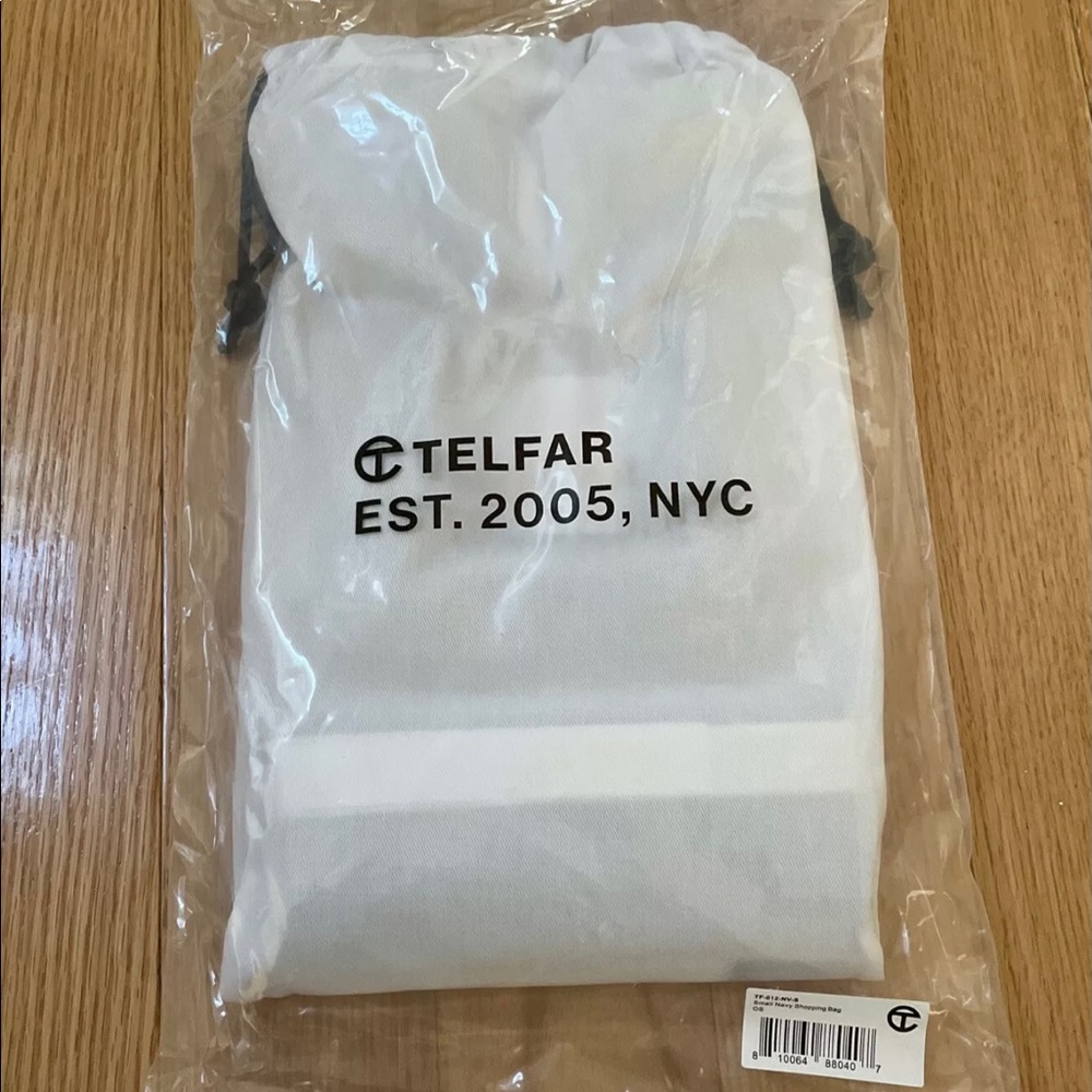 Telfar Small Navy Shopping Bag! New Authentic Vegan Leather!